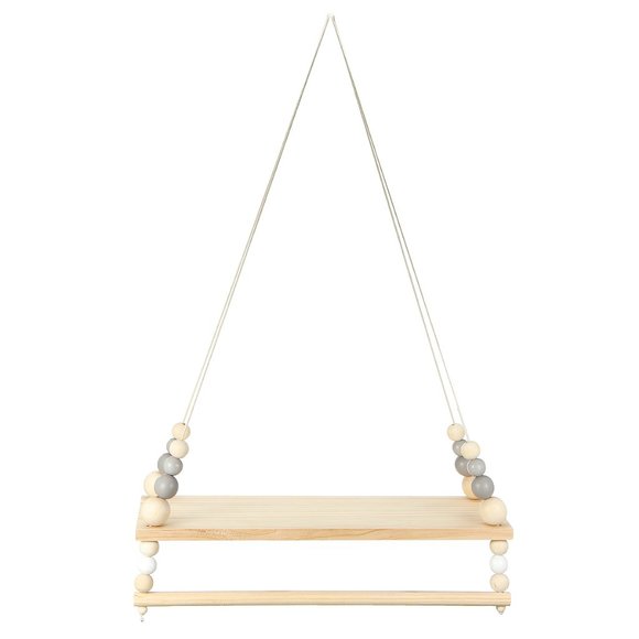 Shelf Wooden Beads Wall Hanging Nordic Style - Picture 2 of 11